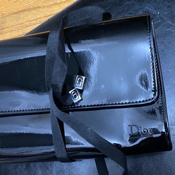 NEW DIOR wet look shiny tie bag - Picture 2 of 9
